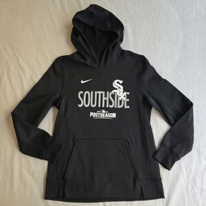 White Sox MLB Black Nike Southside 2021 Postseason Hoodie Dugout Chicago